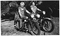 Dorothy and Mab on Bikes